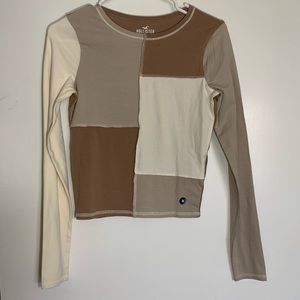 Hollister long sleeve stitch pattern